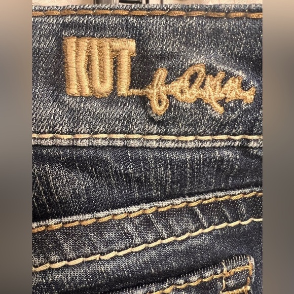 Kut From The Kloth So Low Women’s Medium Wash Blue Bootcut Denim Jeans Sz 10 TL - Picture 3 of 9